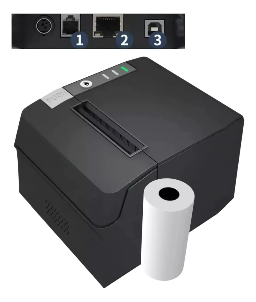 Impresora térmica 80 mm USB/Ethernet